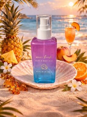 Tru Fragrance Neon Beach Hair & Body Mist 8.4 Fl. OZ.